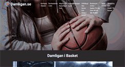 Desktop Screenshot of damligan.se